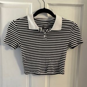 Striped crop top